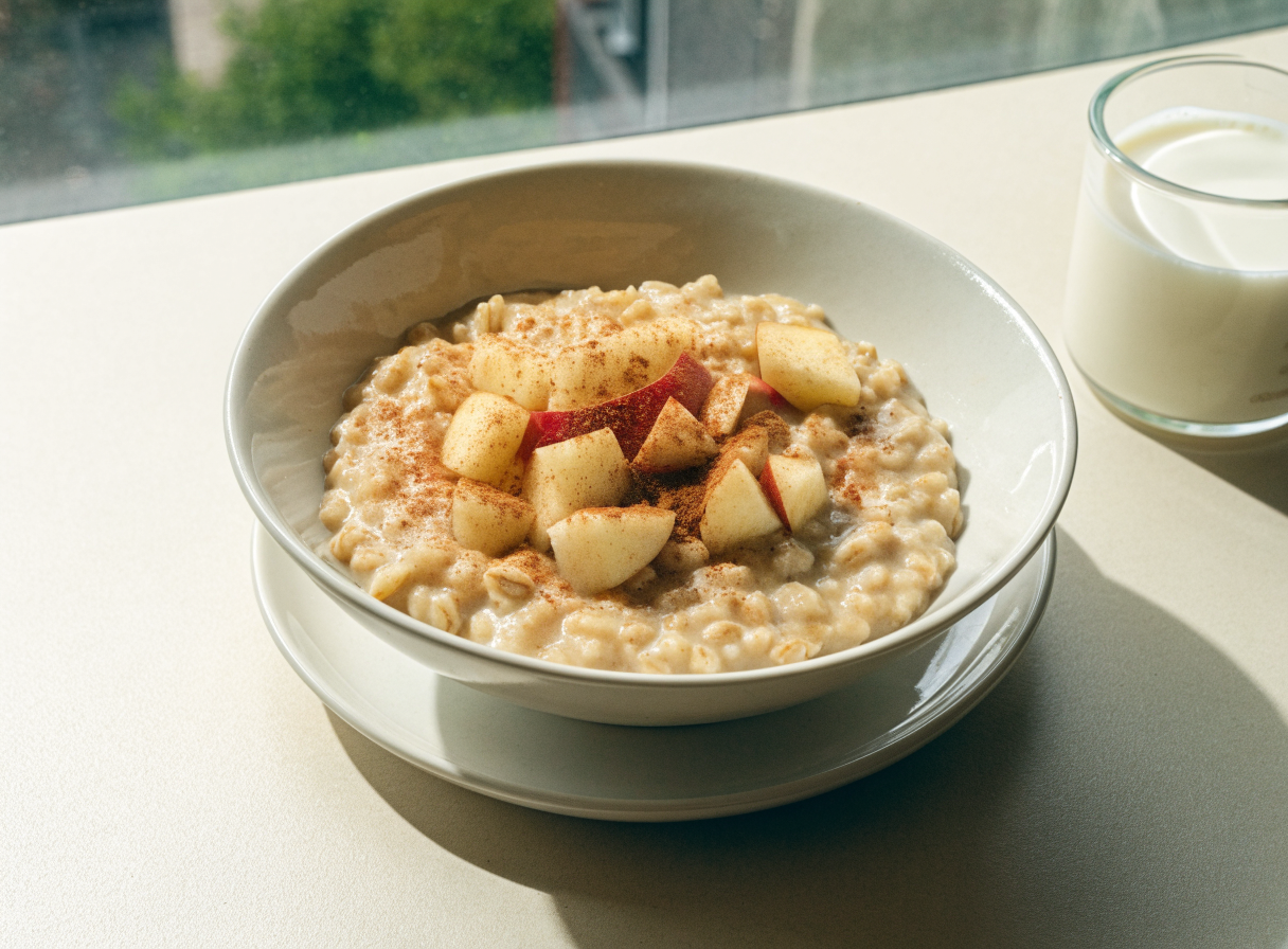 Apple Cinnamon Oatmeal healthy recipe