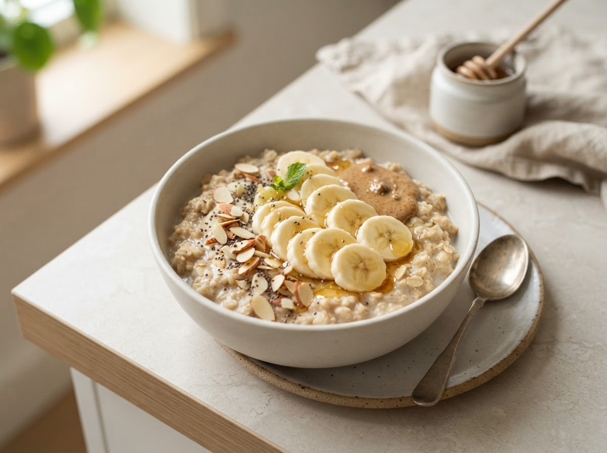 Banana Honey Oats healthy recipe
