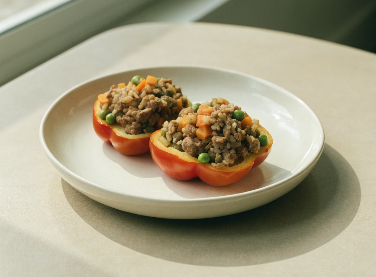 Beef Stuffed Peppers healthy recipe