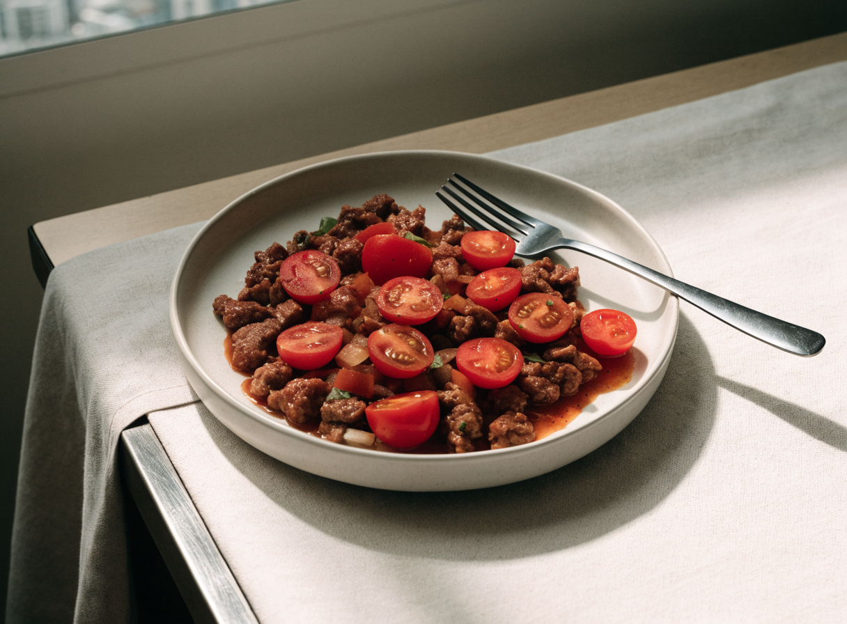 Beef & Tomato Skillet healthy recipe