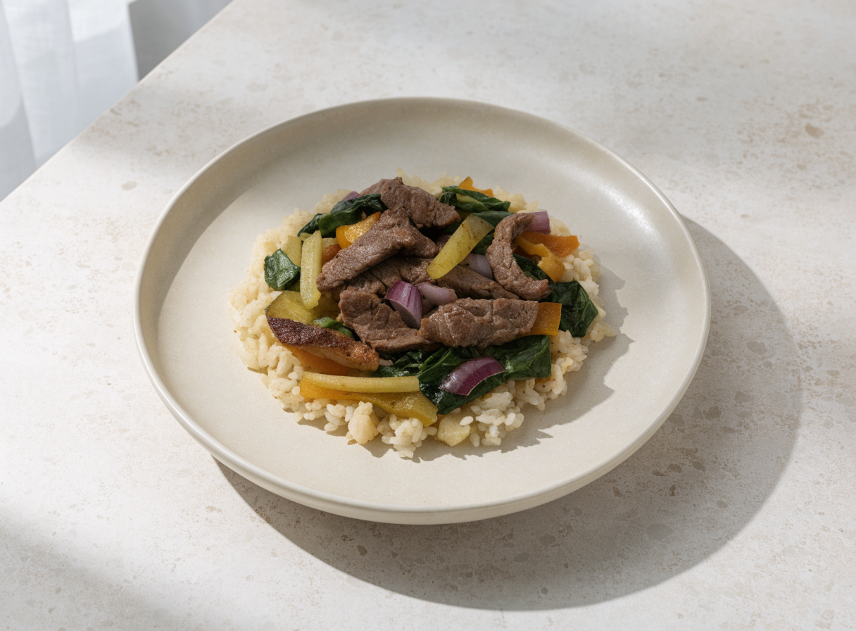 Beef Vegetable Skillet healthy recipe
