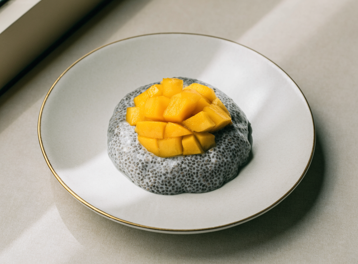 Chia Pudding with Mango healthy recipe