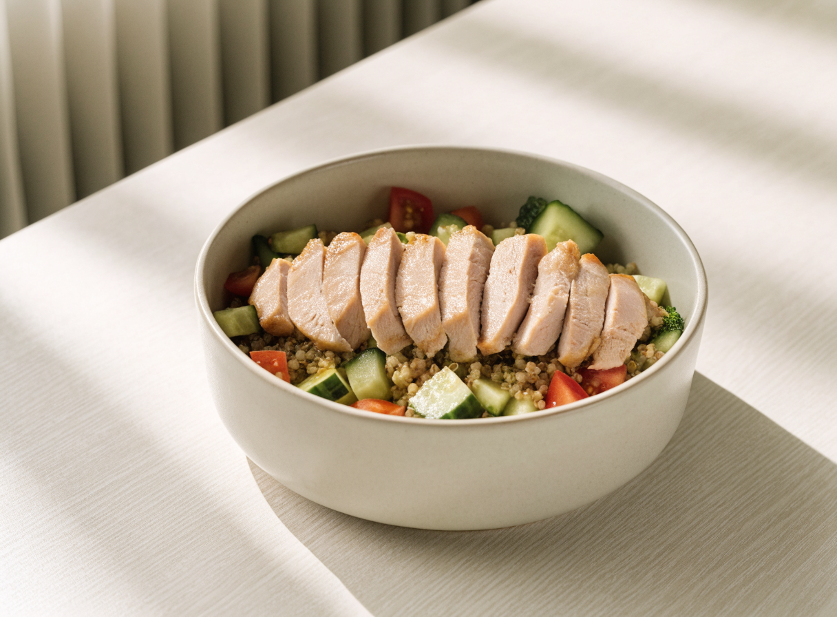 Chicken Quinoa Bowl healthy recipe