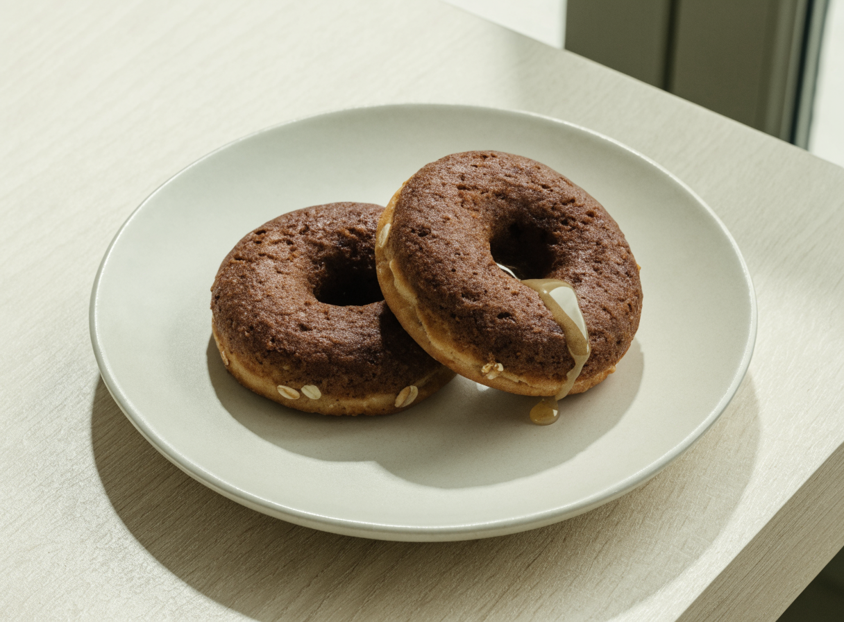 Chocolate Oat Donuts healthy recipe