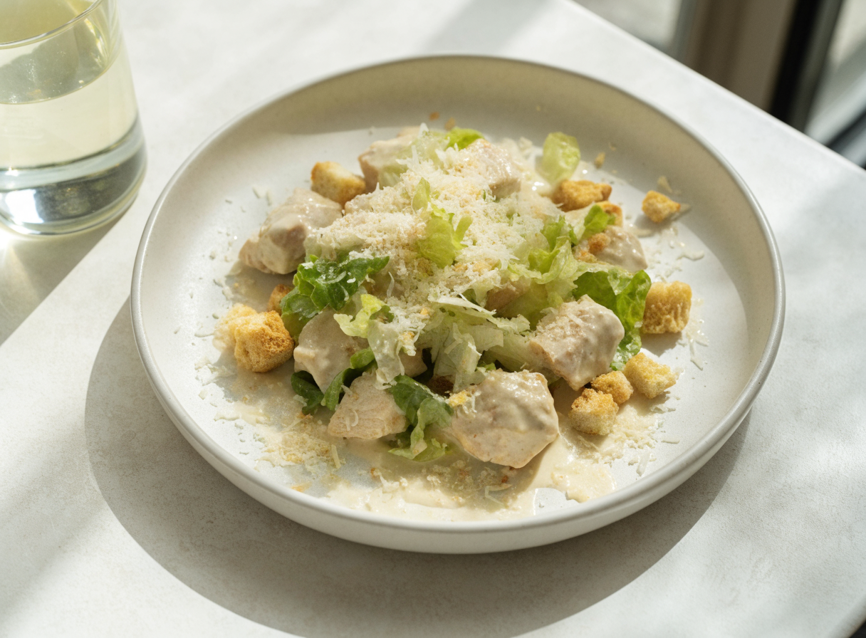 Classic Caesar Dressing — Light healthy recipe