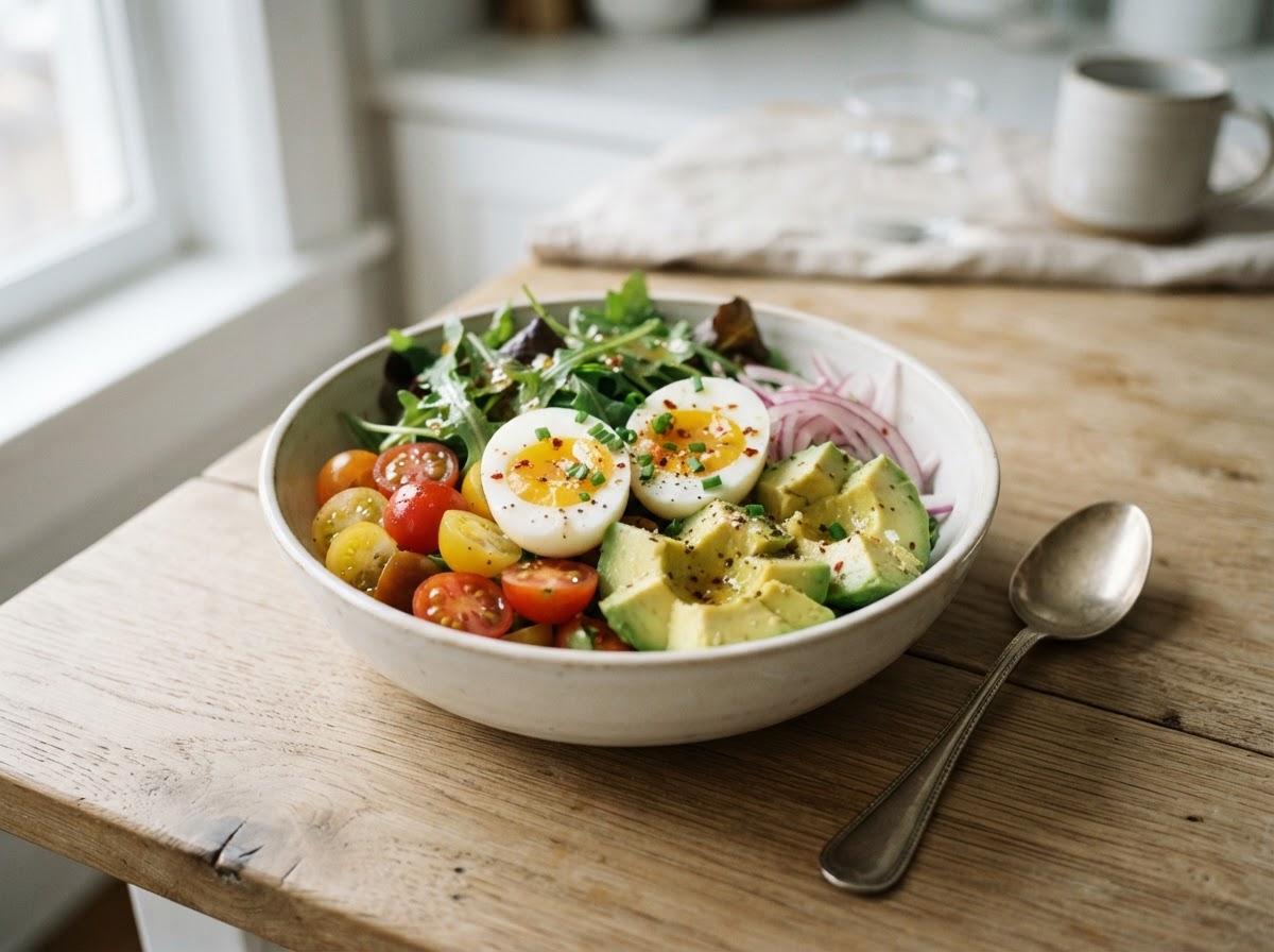Egg Avocado Bowl healthy recipe