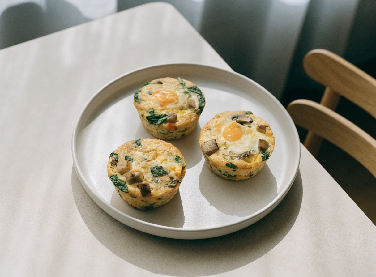 Egg Muffins with Veggies healthy recipe