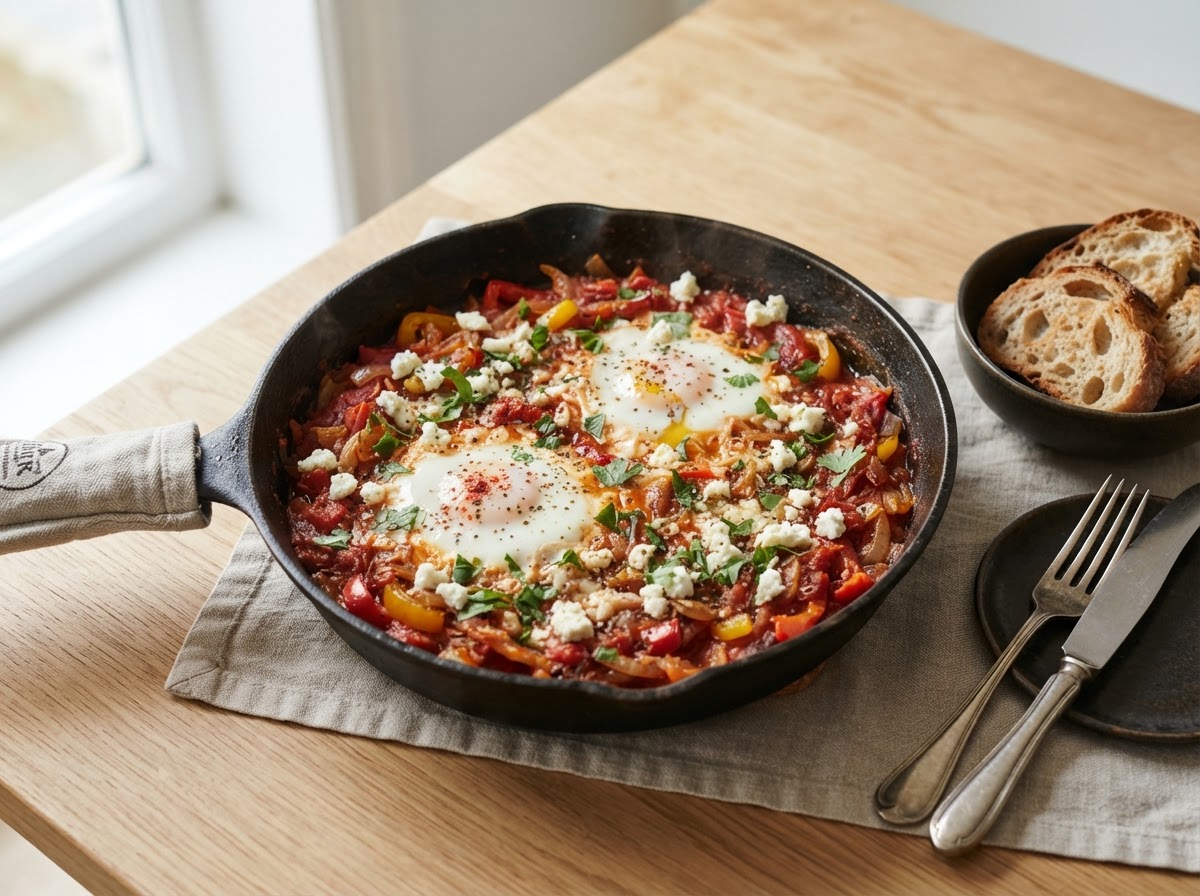 Egyptian Shakshuka healthy recipe