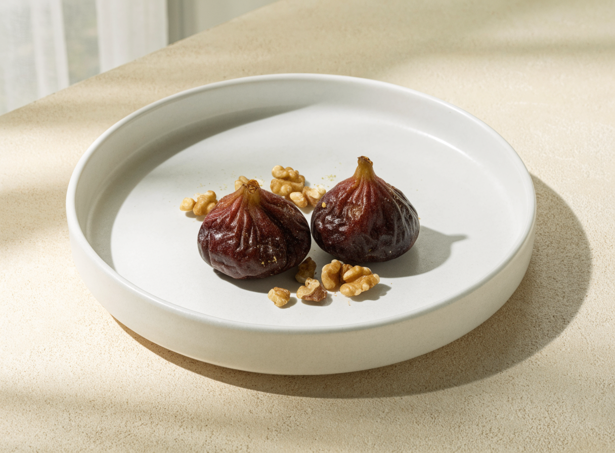 Figs & Walnut Snack Plate healthy recipe