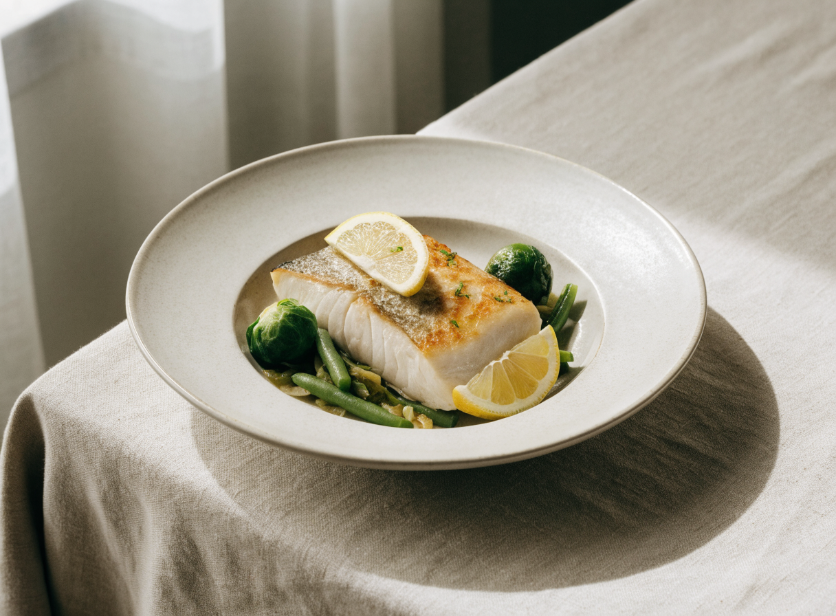 Garlic Lemon Cod healthy recipe