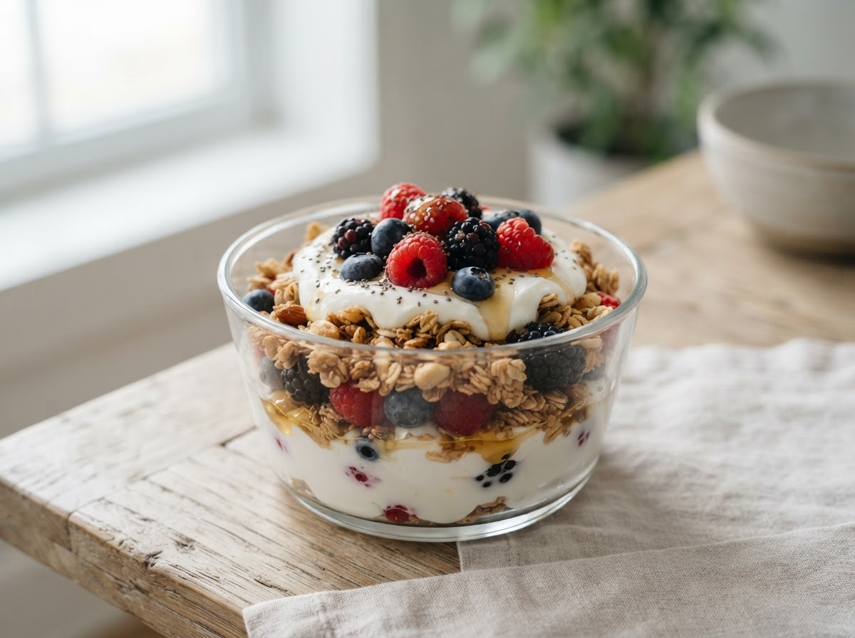 Greek Yogurt Parfait healthy recipe