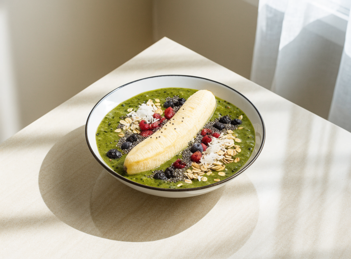 Green Smoothie Bowl healthy recipe