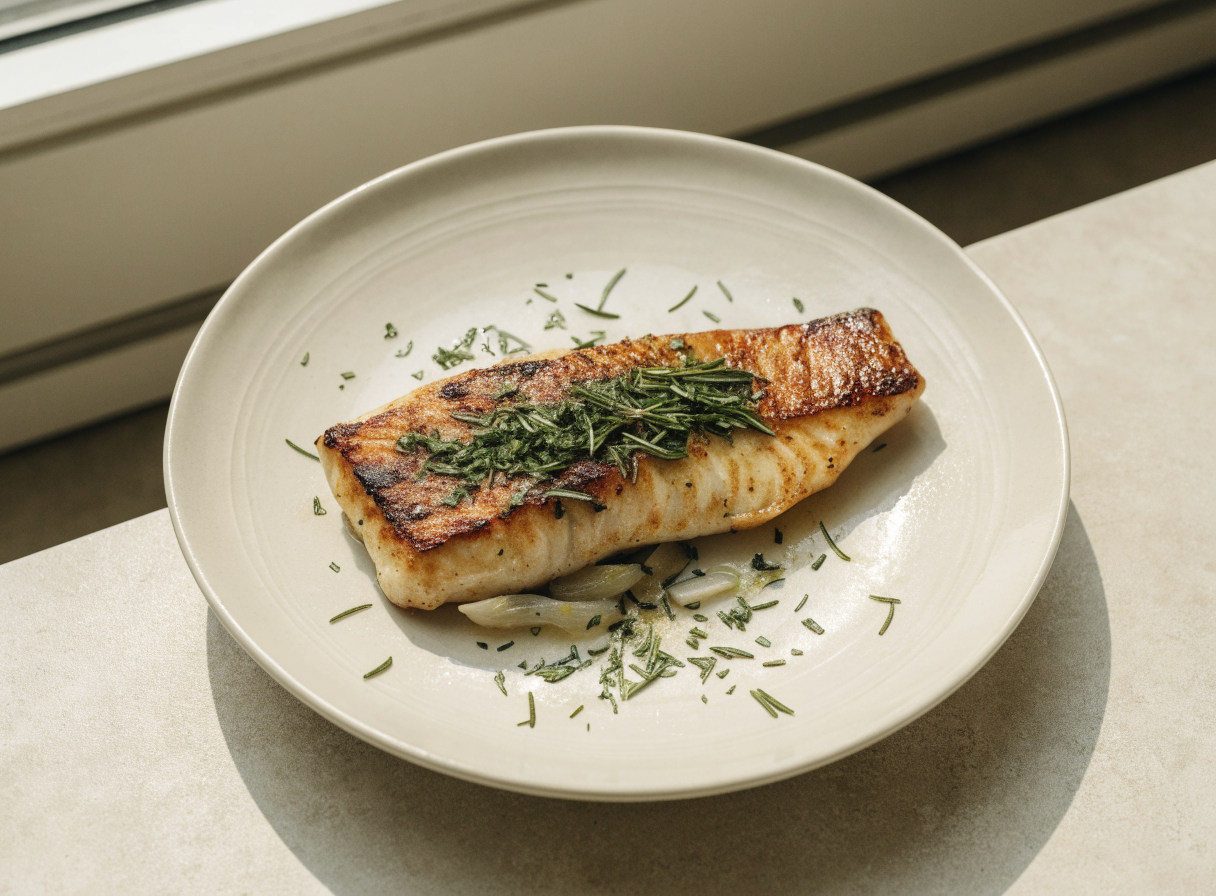 Grilled Lemon Herb Fish Fillet healthy recipe