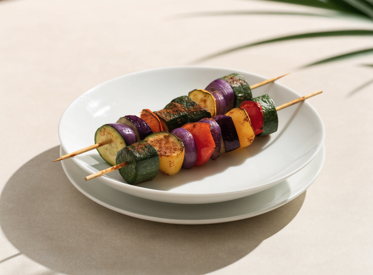 Grilled Veggie Skewers healthy recipe
