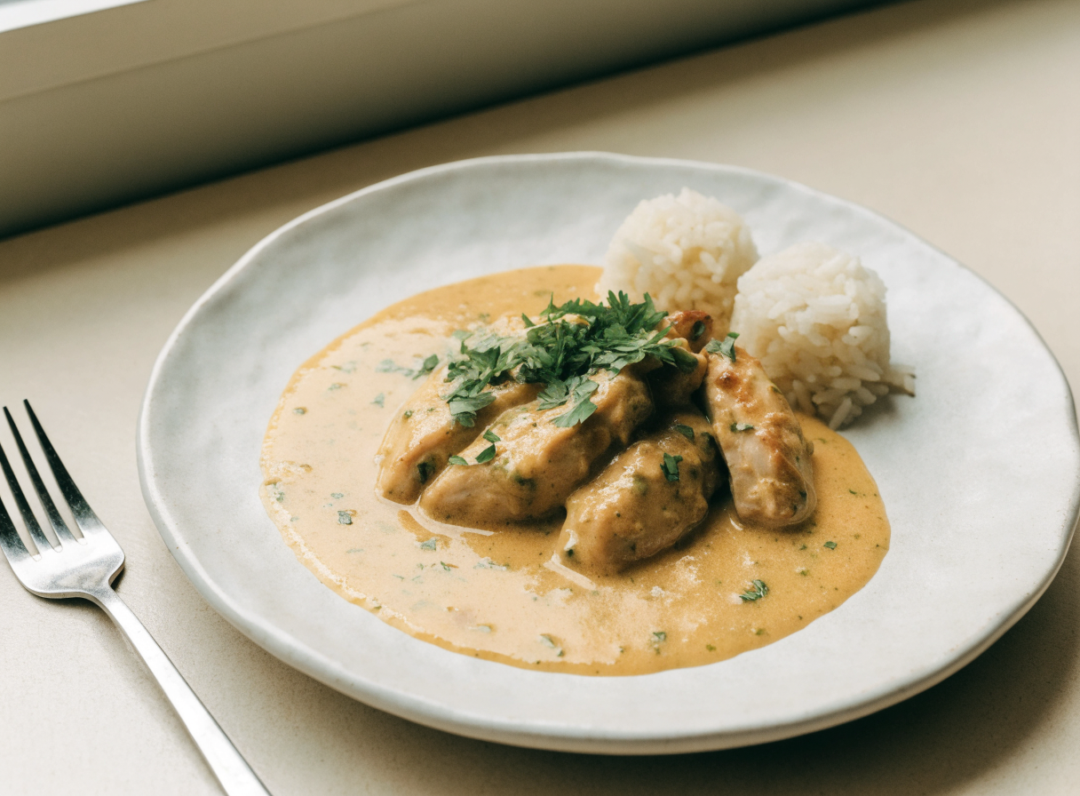 Light Chicken Curry healthy recipe