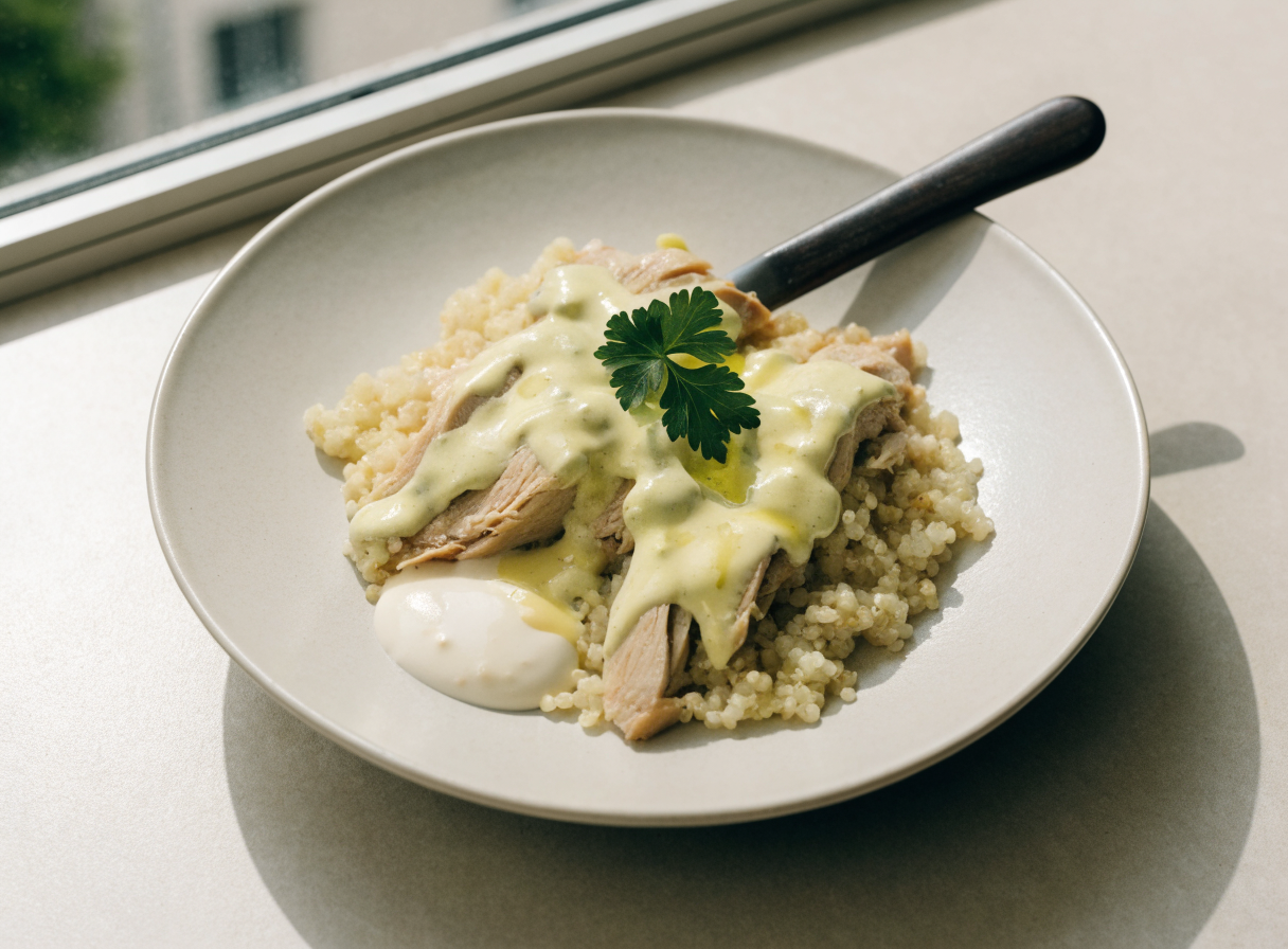 Low-Fat Garlic Mayo healthy recipe