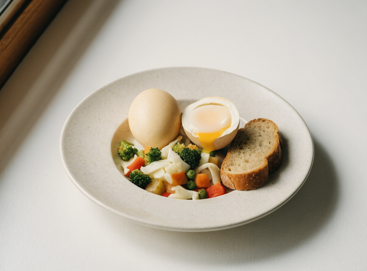 Mediterranean Egg Bowl healthy recipe