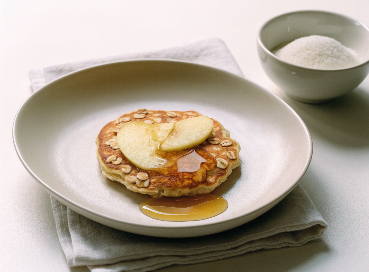 Oat & Apple Pancakes healthy recipe