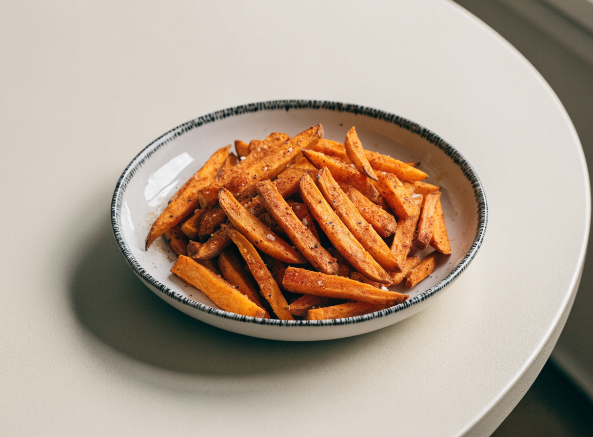 Oven-Baked Sweet Potato Fries healthy recipe