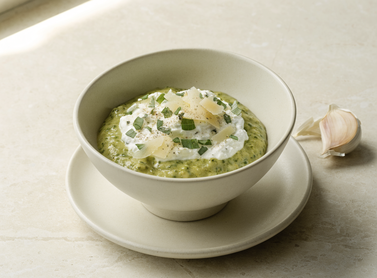 Pesto Sauce — Light healthy recipe