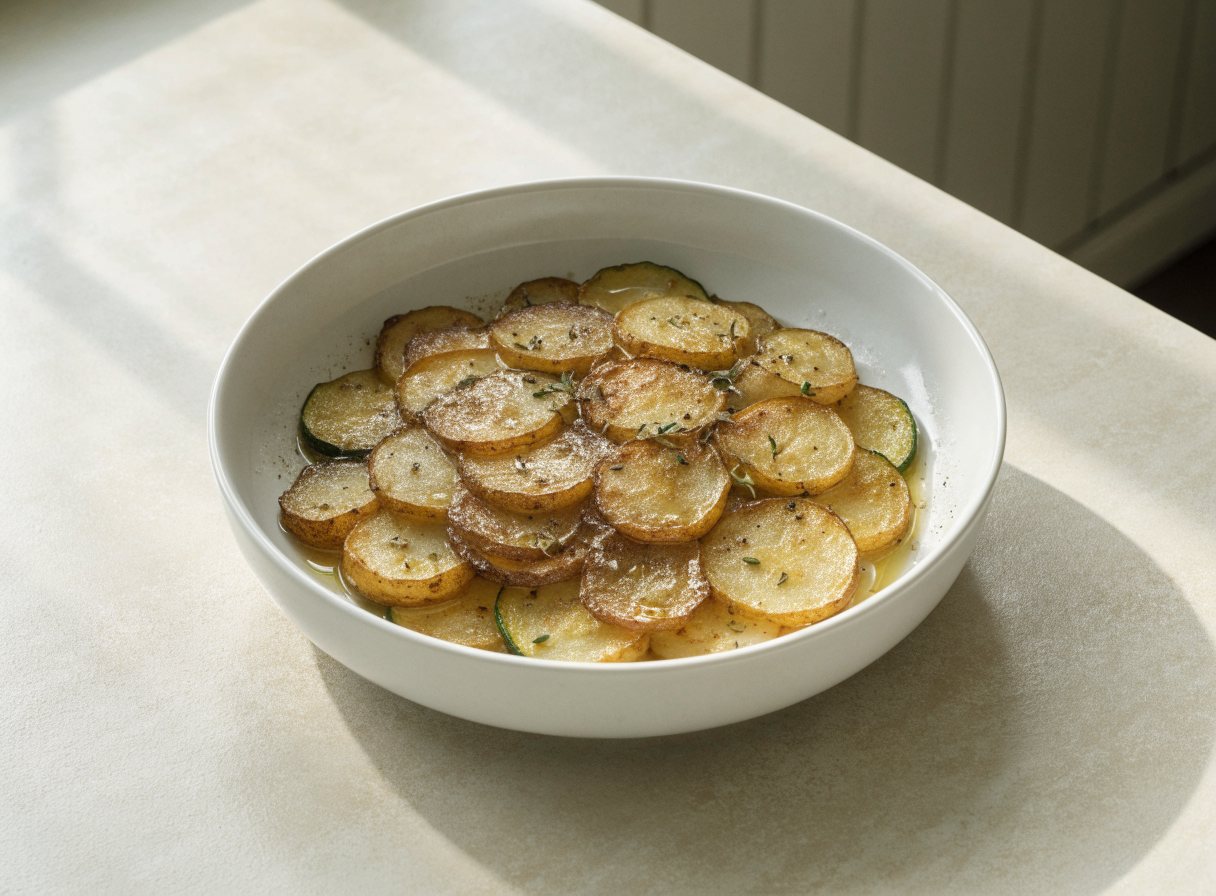 Potato & Zucchini Bake healthy recipe
