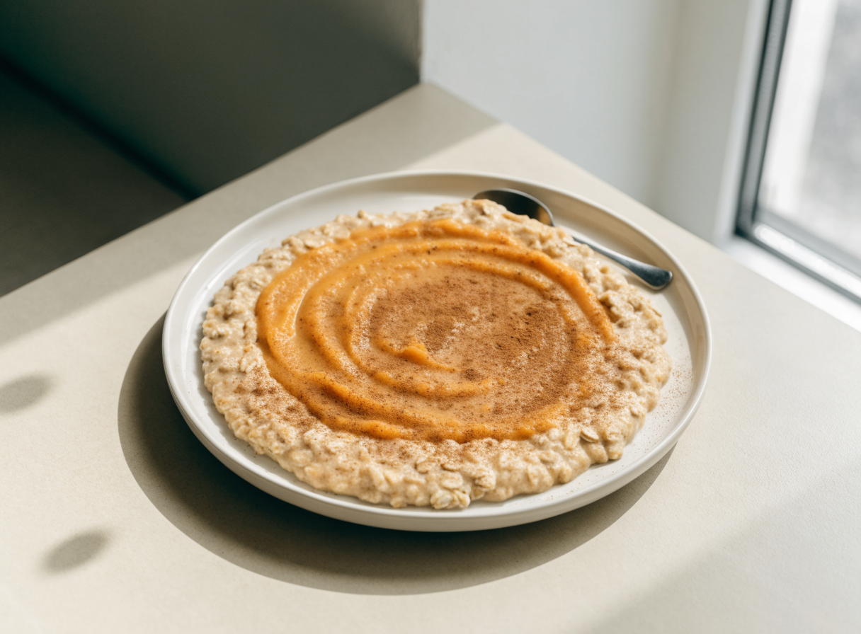 Pumpkin Spice Oatmeal healthy recipe