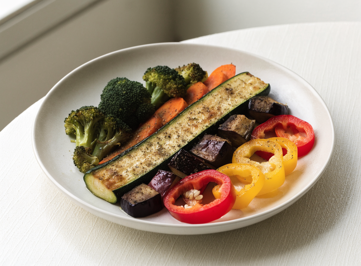 Roasted Veggie Tray healthy recipe