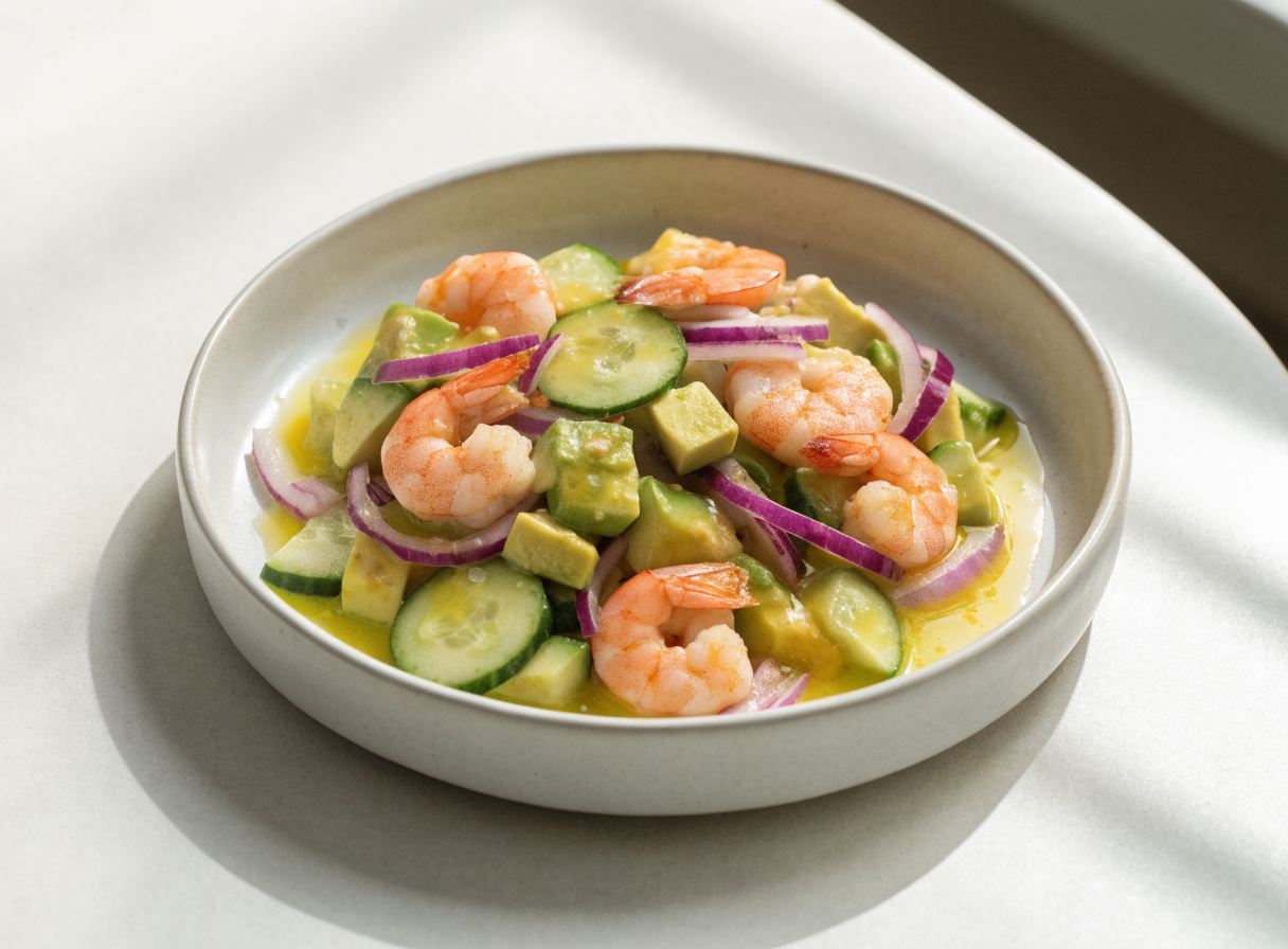 Shrimp Avocado Salad healthy recipe