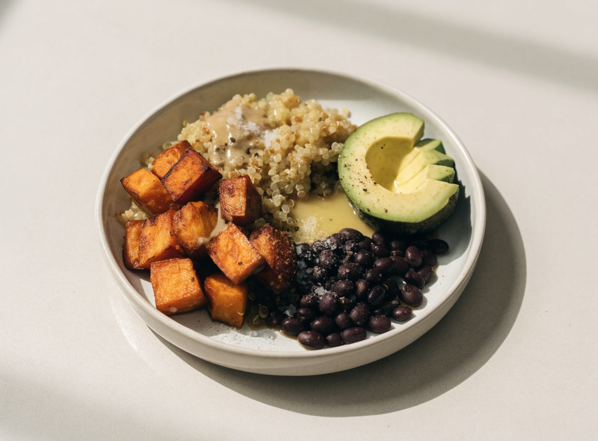 Sweet Potato & Quinoa Power Bowl healthy recipe