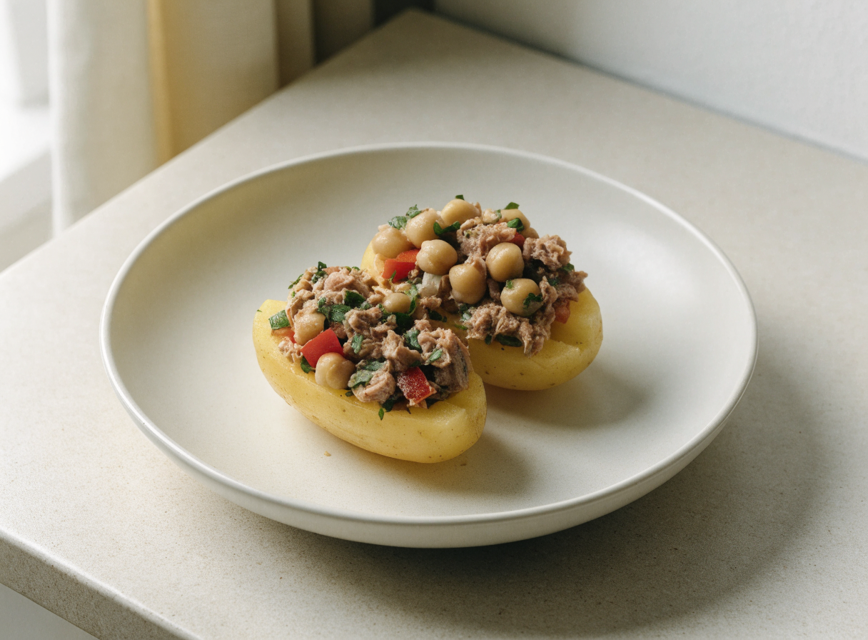 Tuna Stuffed Potatoes healthy recipe
