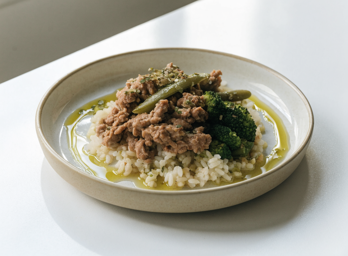 Turkey Rice Bowl healthy recipe