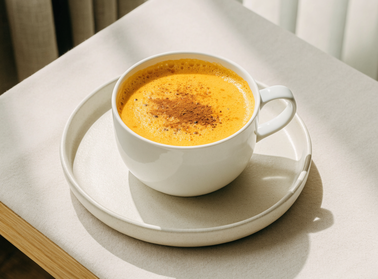 Turmeric Ginger Latte healthy recipe