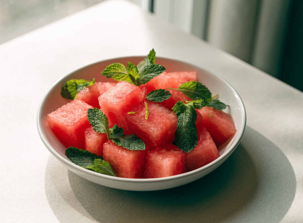 Watermelon & Mint Refresher healthy recipe
